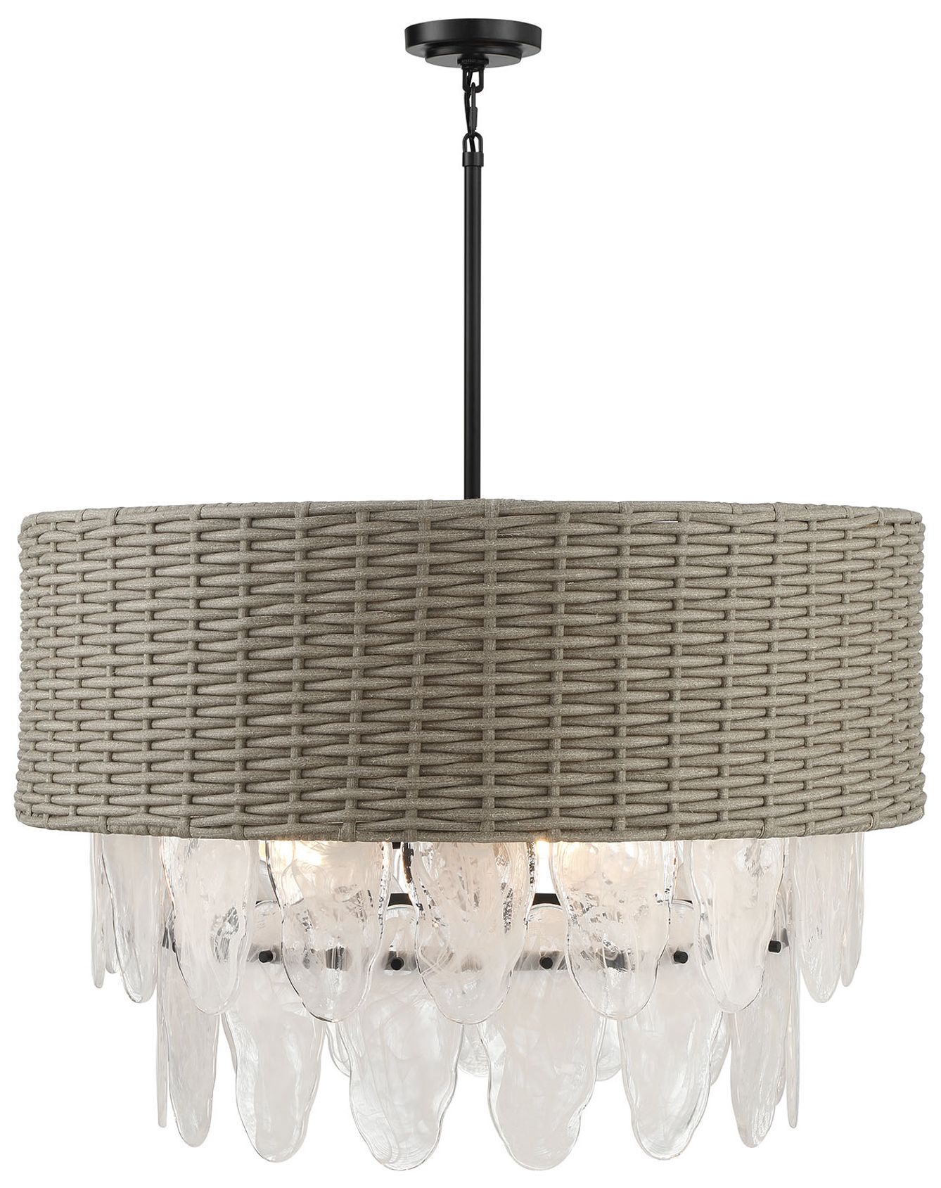 Minka-Lavery Breakers Isle 9-Light Black Pendant