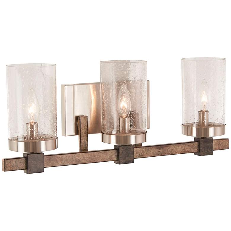 Image 3 Minka Lavery Bridlewood 22 1/2" Wide Brushed Nickel 3-Light Bath Light more views