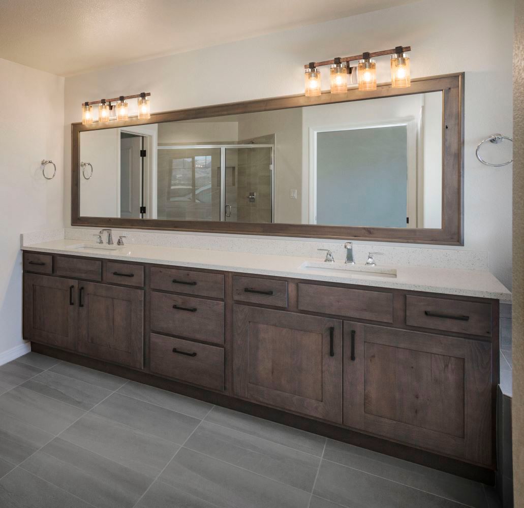 Image 5 Minka-Lavery Bridlewood 4-Light Stone Grey and Brushed Nickel Vanity Light more views