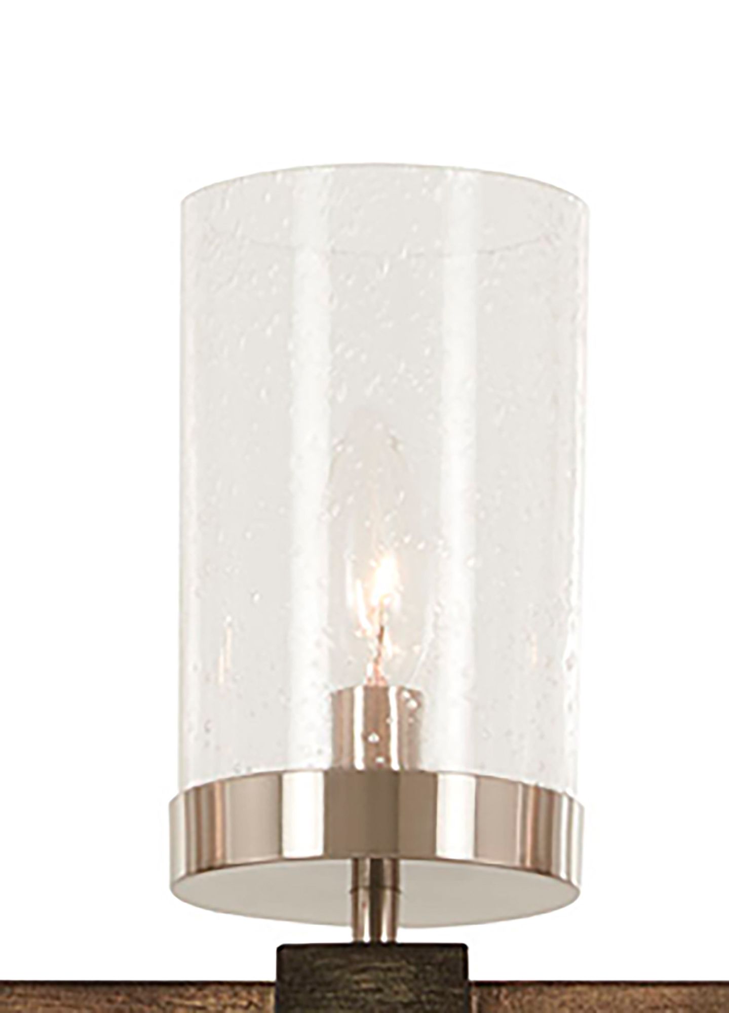 Minka-Lavery Bridlewood 5-Lt Stone Grey and Brush Nickel Island Chandelier in scene