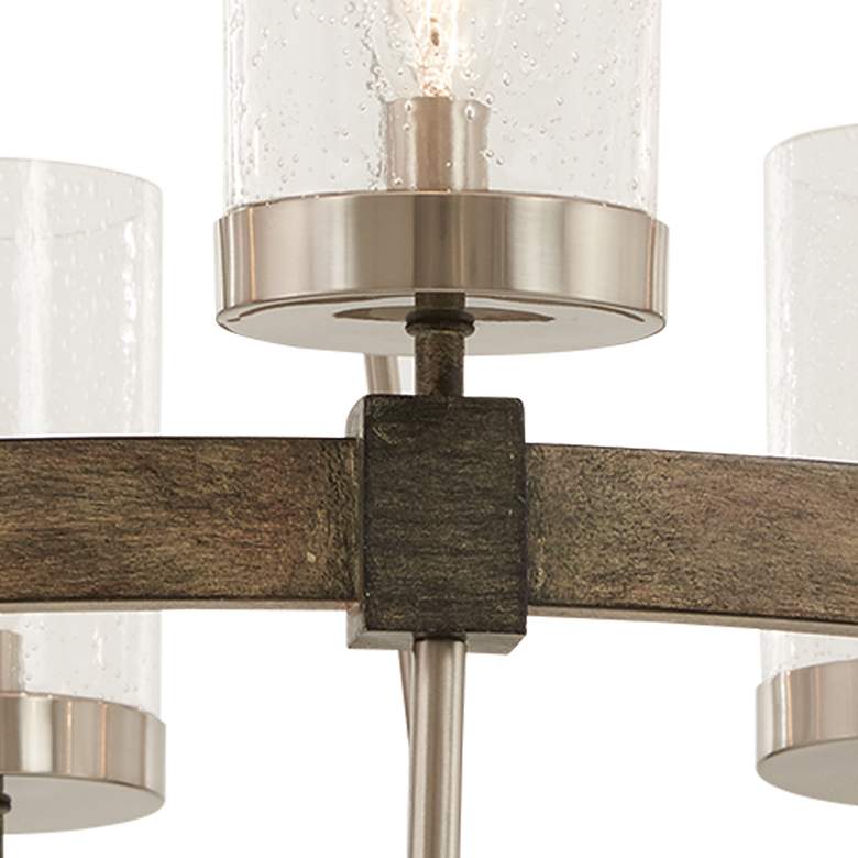Image 5 Minka-Lavery  Bridlewood 8-Light Stone Grey and Brushed Nickel Chandelier more views