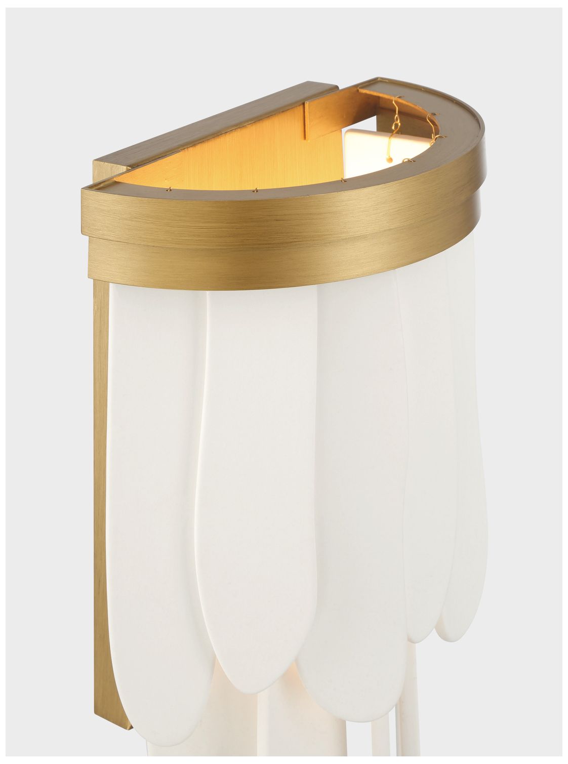 Image 5 Minka-Lavery Briscade 1-Light 8.25-in Painted Legacy Brass Wall Sconce more views