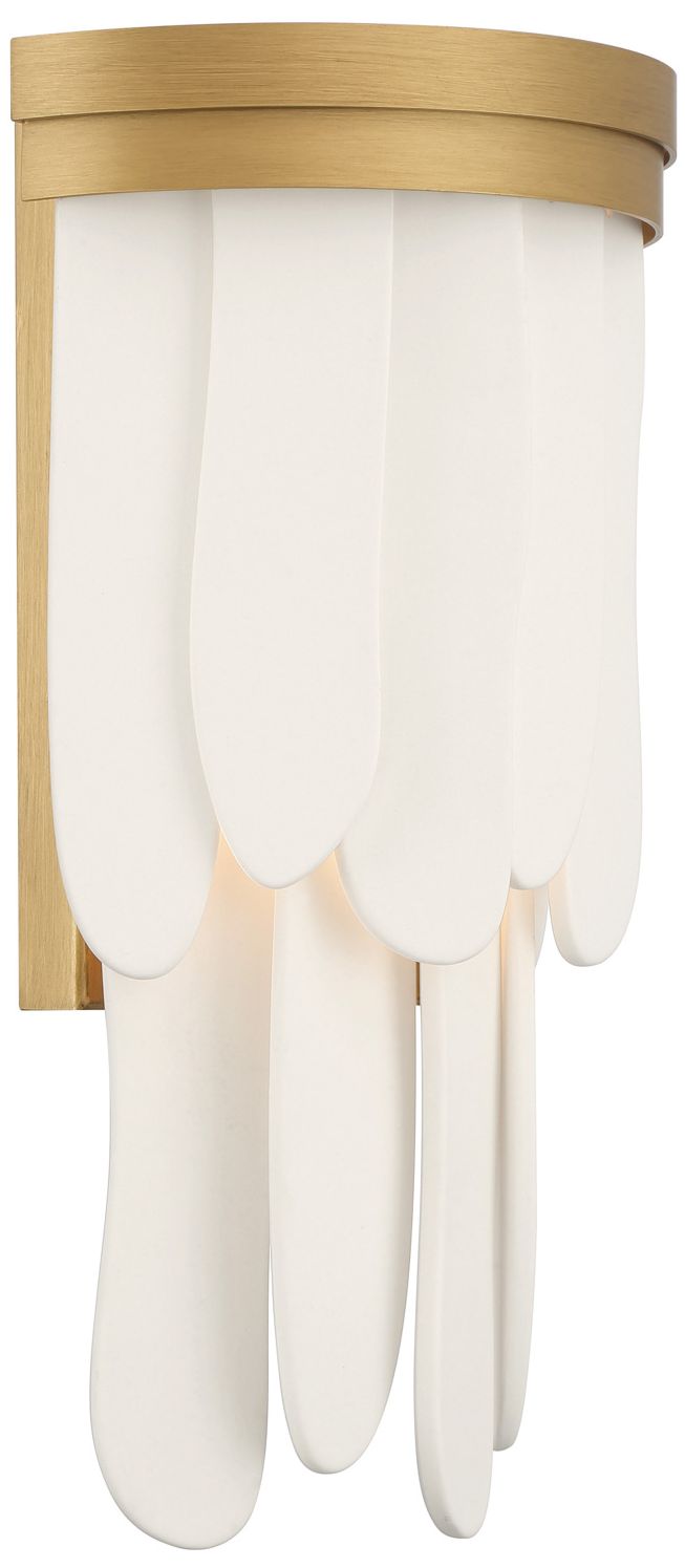 Image 6 Minka-Lavery Briscade 1-Light 8.25-in Painted Legacy Brass Wall Sconce more views