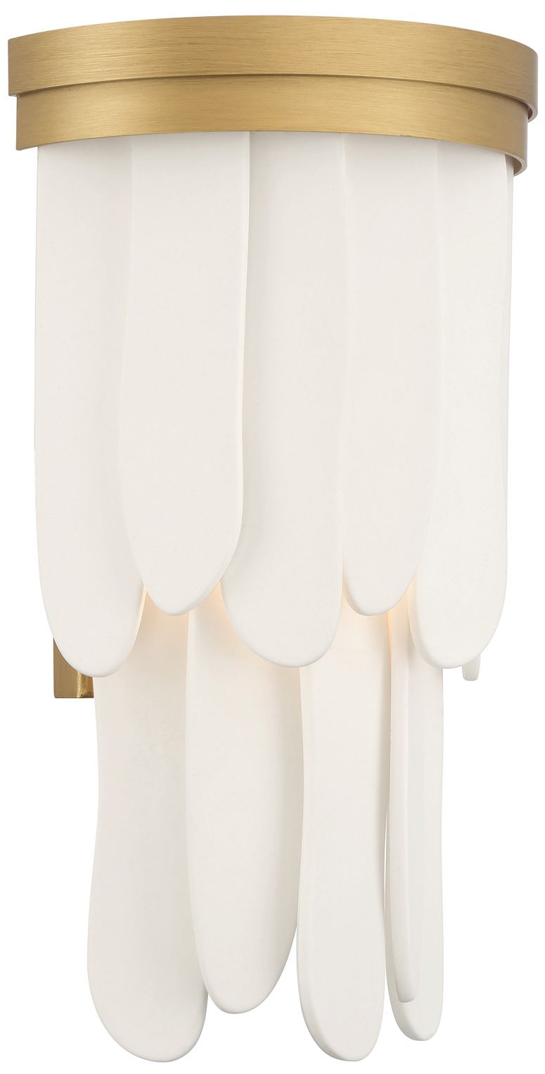 Image 7 Minka-Lavery Briscade 1-Light 8.25-in Painted Legacy Brass Wall Sconce more views