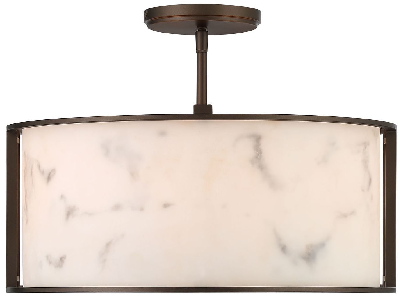 Image 6 Minka Lavery Buchanan 4-Light Hellenic Bronze Semi-Flush more views