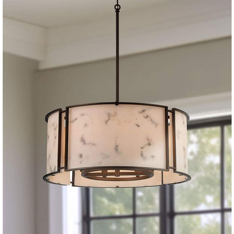 Image 1 Minka Lavery Buchanan 6-Light Hellenic Bronze Pendant