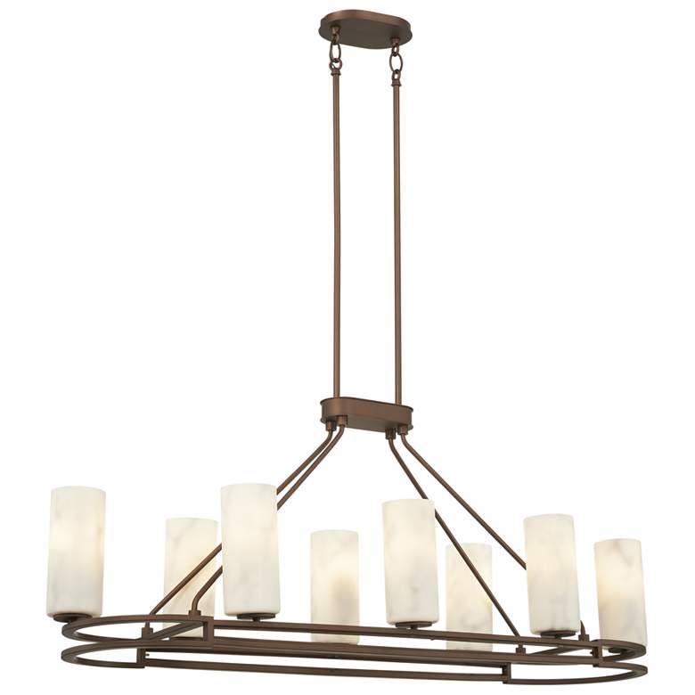 Image 1 Minka Lavery Buchanan 8-Light Hellenic Bronze Island Chandelier