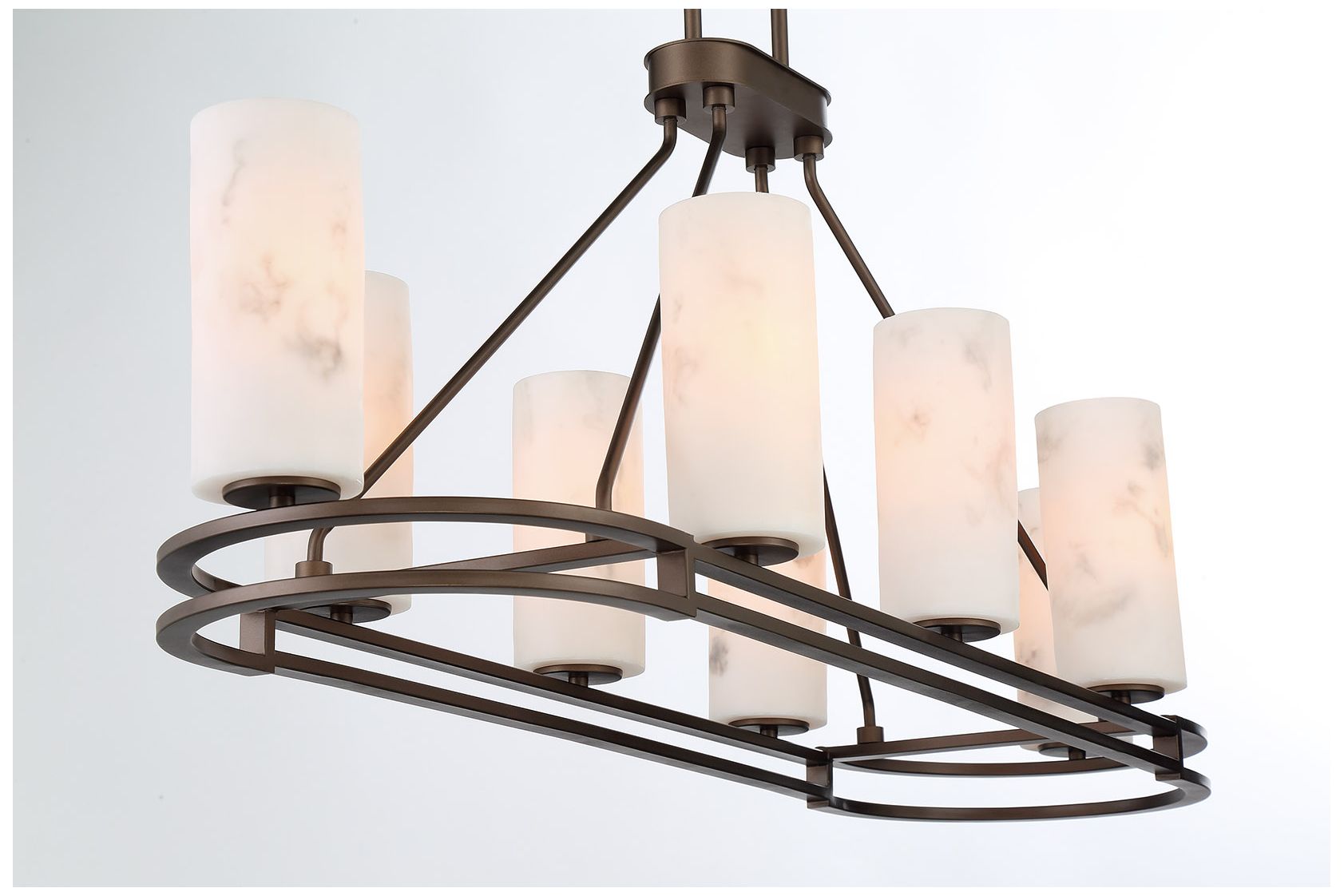 Image 5 Minka Lavery Buchanan 8-Light Hellenic Bronze Island Chandelier more views