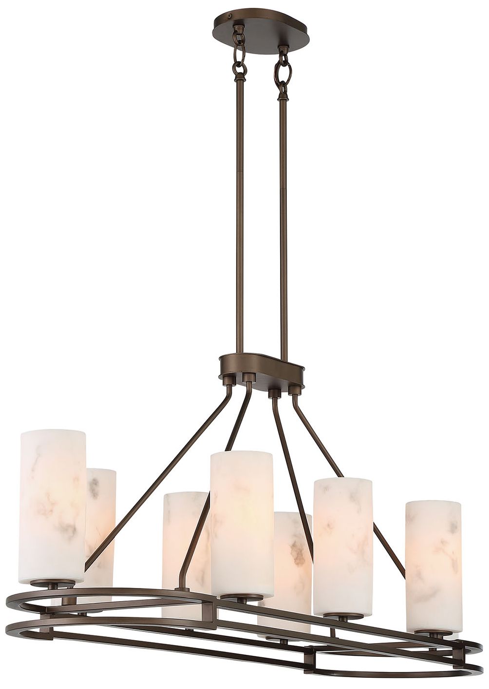 Image 7 Minka Lavery Buchanan 8-Light Hellenic Bronze Island Chandelier more views