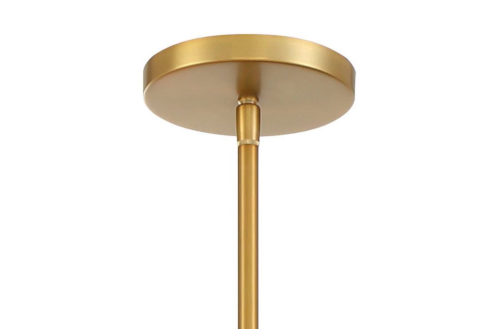 Image 3 Minka-Lavery Bungalow Heaven 6-Light Soft Brass Pendant with Rope Shade more views
