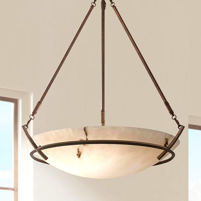 Image 1 Minka Lavery Calavera 33" Wide 5-Light Bowl Pendant Chandelier
