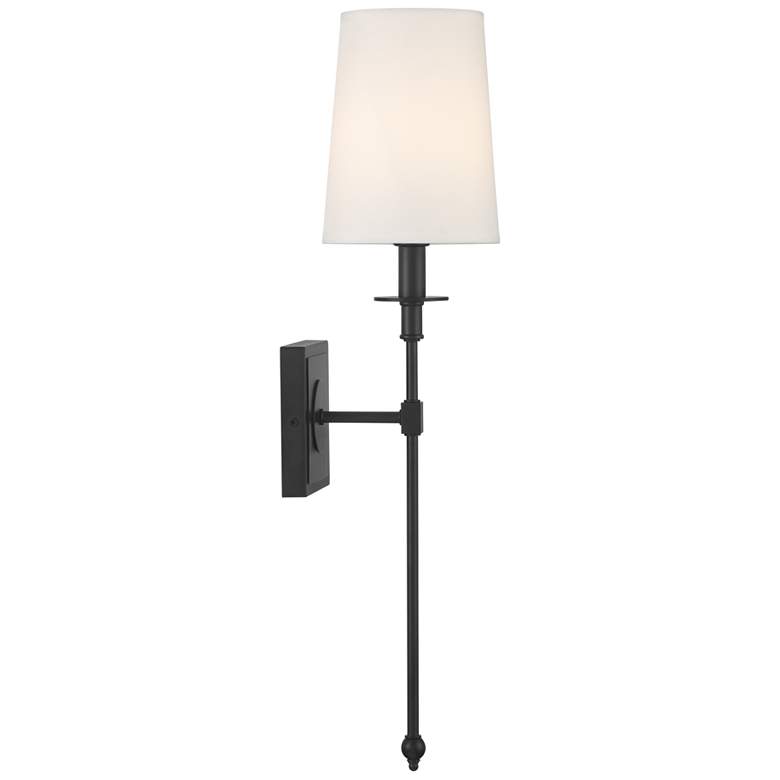 Image 4 Minka Lavery Calera 1-Light 5.5-in Black Wall Sconce more views