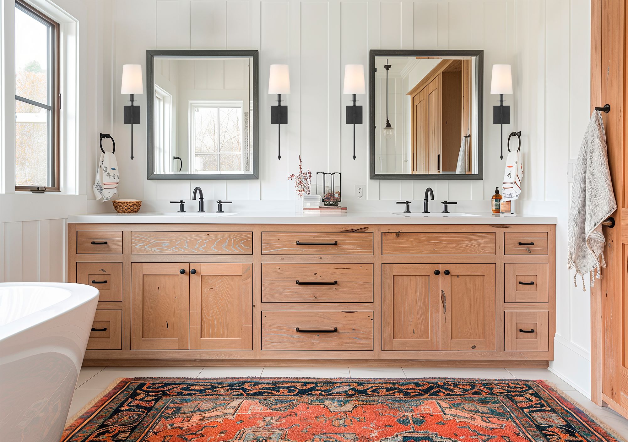 Minka Lavery Calera 1-Light 5.5-in Black Wall Sconce