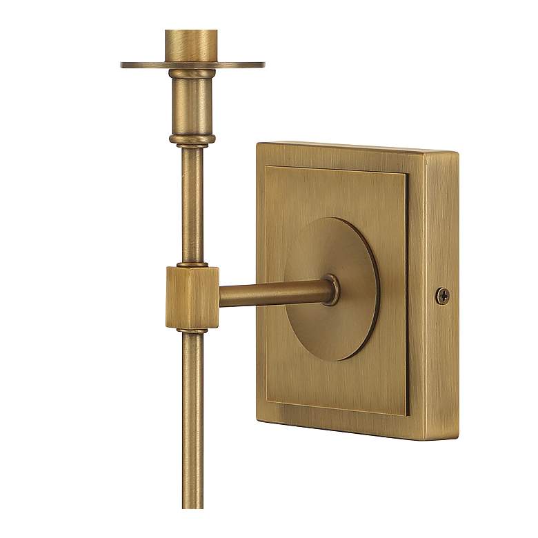 Image 3 Minka Lavery Calera 1-Light 5.5-in Brass Wall Sconce more views