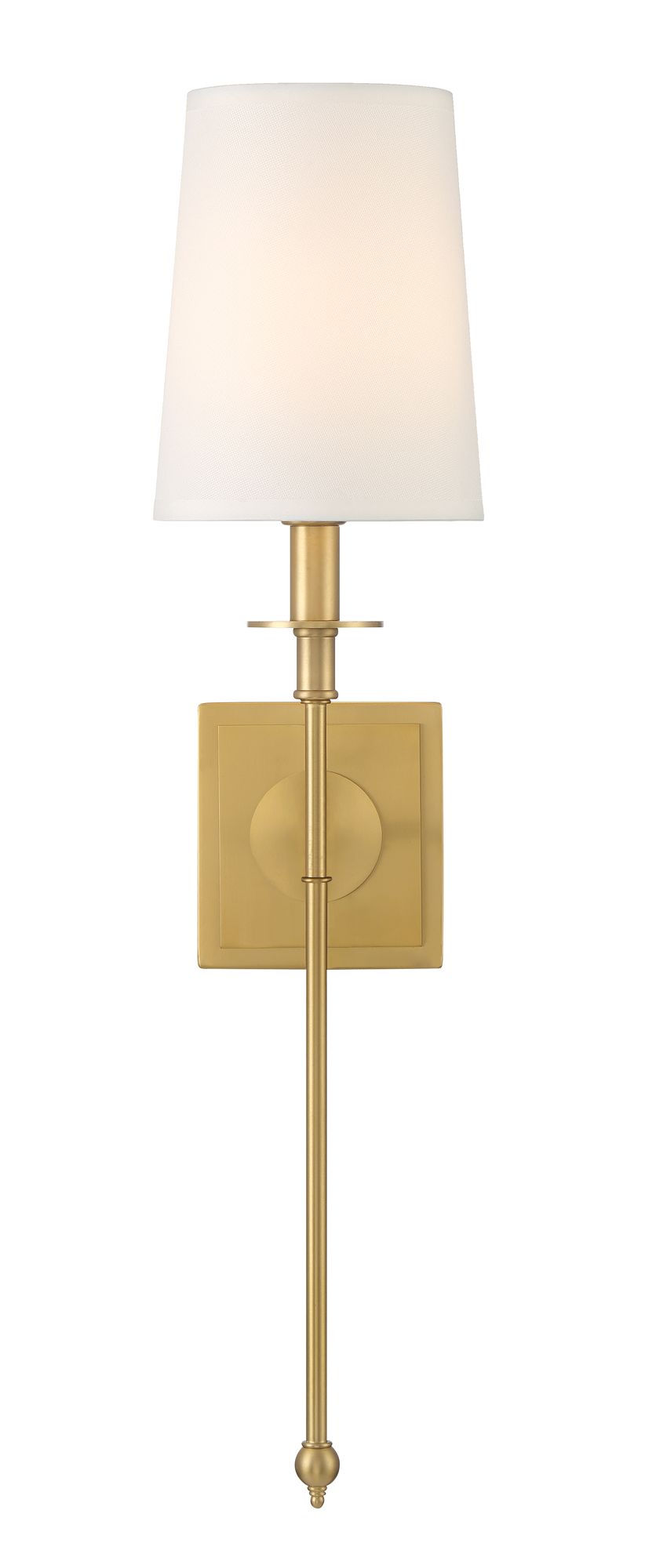 Image 3 Minka Lavery Calera 1-Light 5.5-in Brass Wall Sconce more views