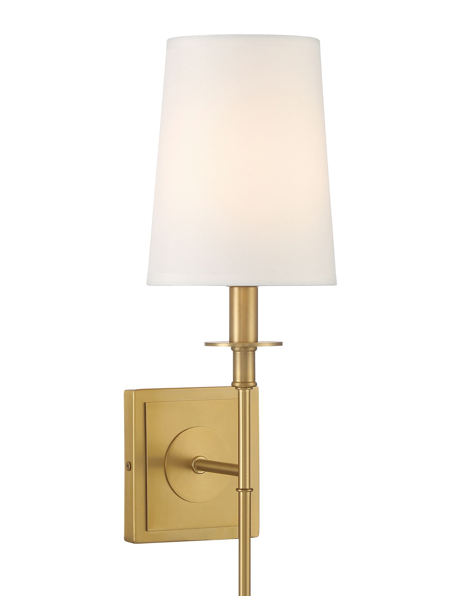 Image 4 Minka Lavery Calera 1-Light 5.5-in Brass Wall Sconce more views