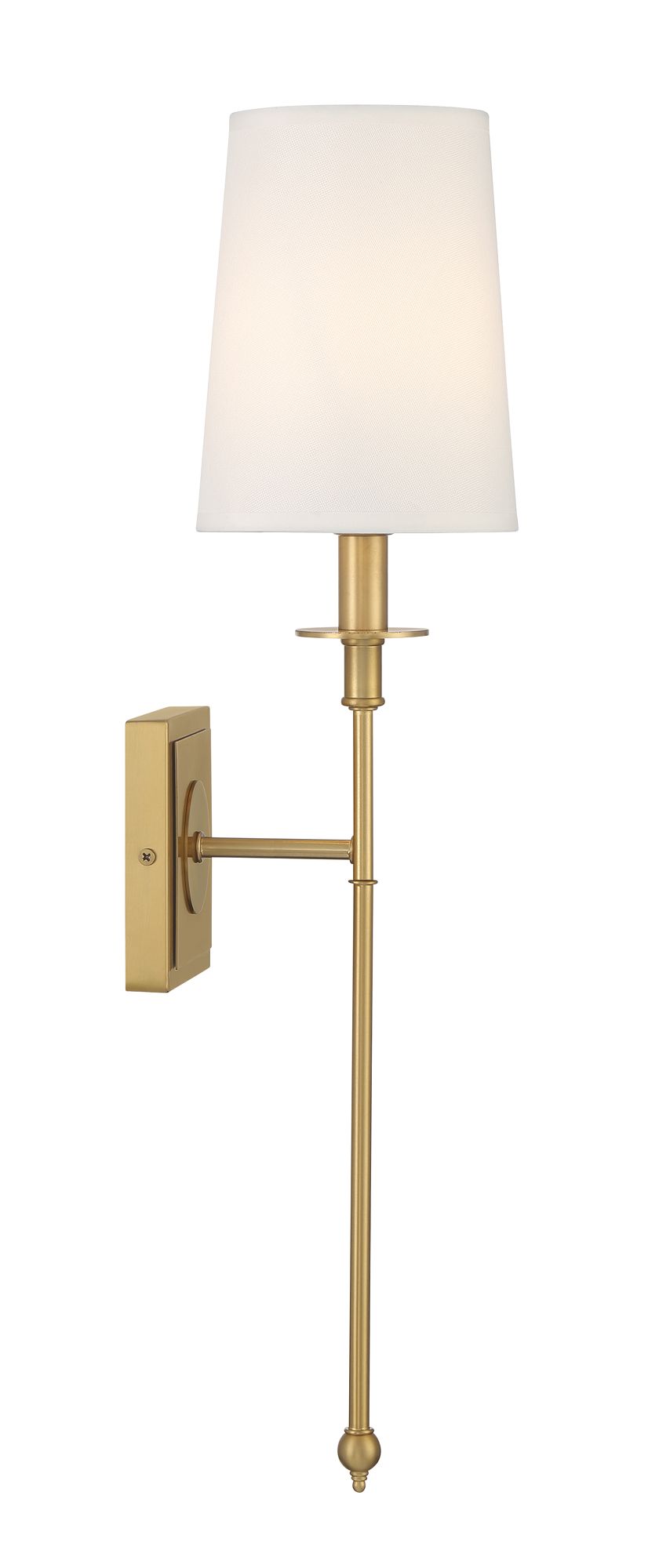 Image 6 Minka Lavery Calera 1-Light 5.5-in Brass Wall Sconce more views