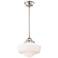 Minka Lavery Camino 13 3/4" Wide Opal Glass Schoolhouse Pendant Light