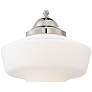 2_Minka Lavery Camino 13 3/4" Wide Opal Glass Schoolhouse Pendant Light more views