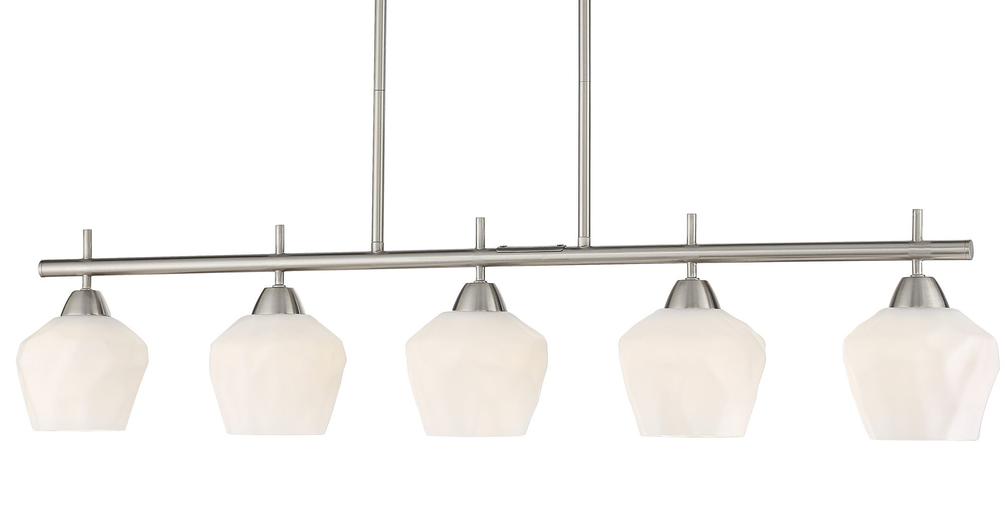 Image 2 Minka-Lavery Camrin 5-Light Brushed Nickel Island Light more views