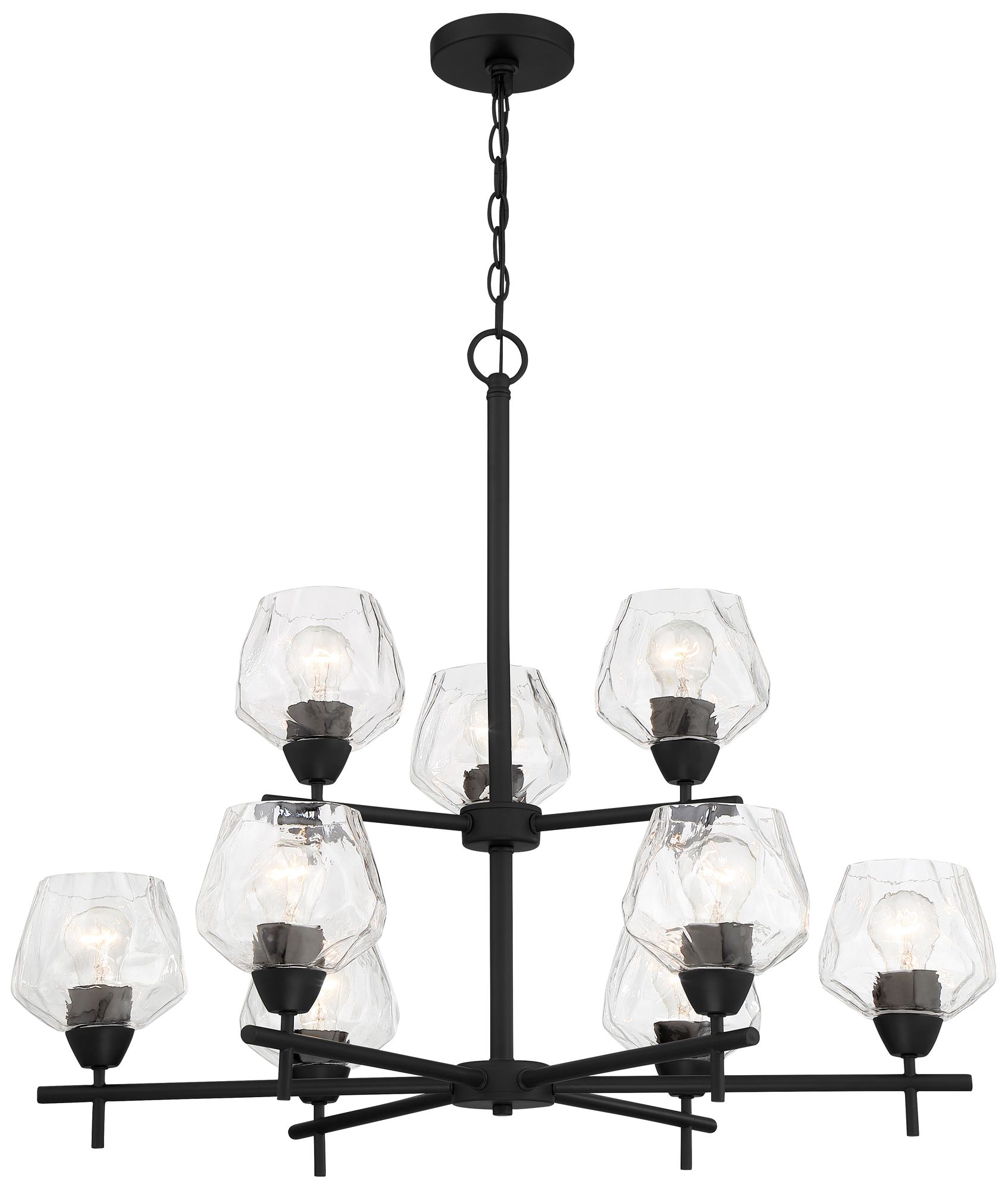 Minka-Lavery Camrin 9-Light Coal Chandelier