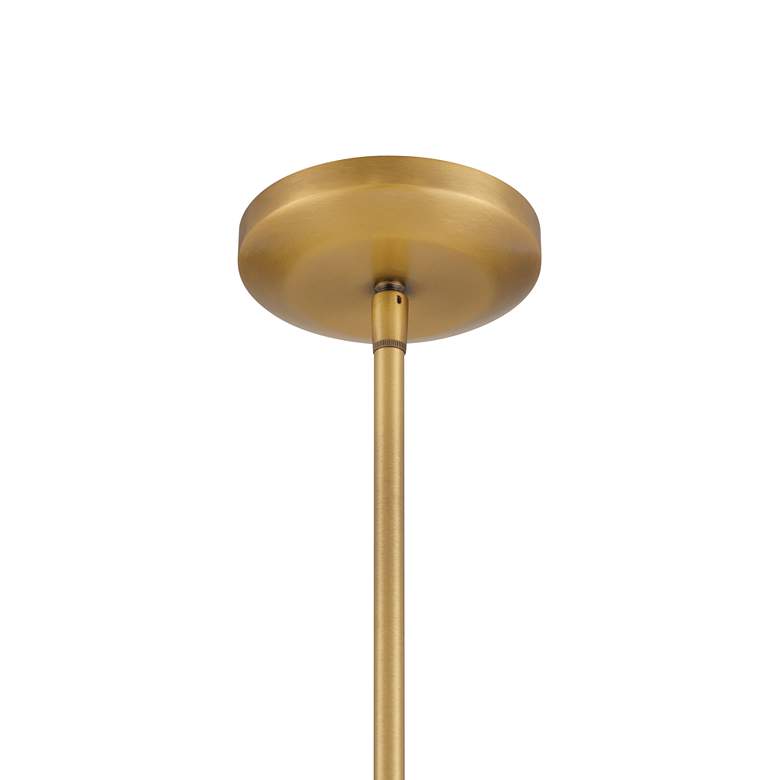 Image 4 Minka-Lavery Cane 3-Light 4.25-in Brass and Sand Coal Black Indoor Pendant more views
