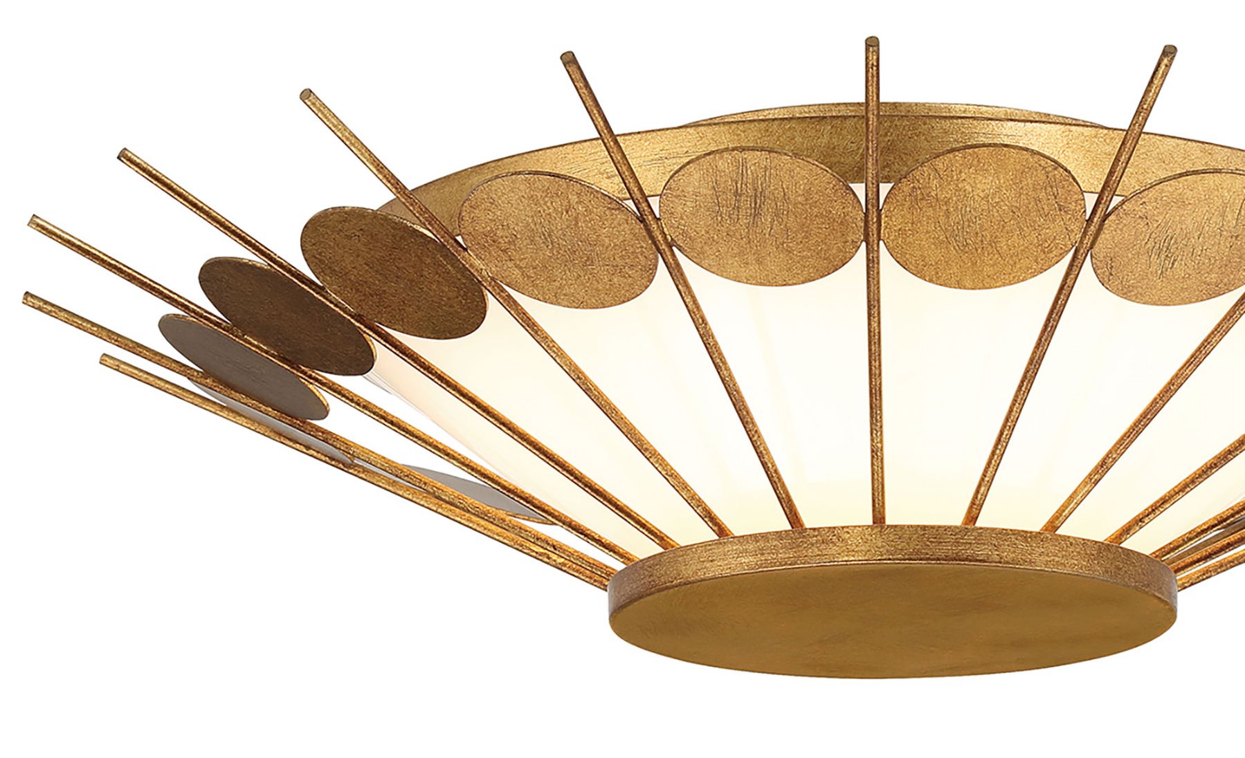 Image 6 Minka-Lavery Capeieso 1-Light LED Elara Gold Flush Mount more views