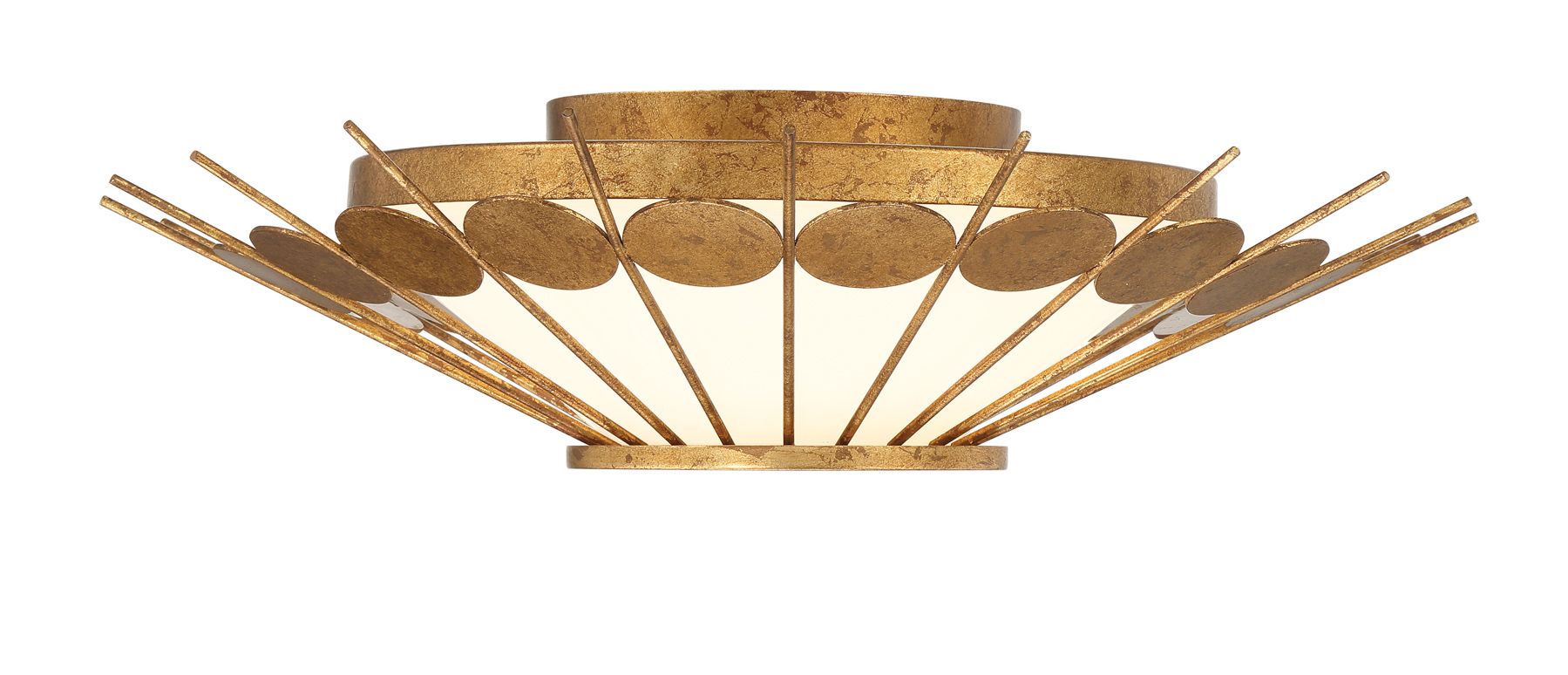 Image 7 Minka-Lavery Capeieso 1-Light LED Elara Gold Flush Mount more views