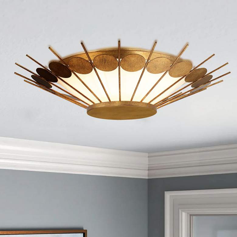 Image 1 Minka Lavery Capieso 20" Wide Elara Gold LED Ceiling Light