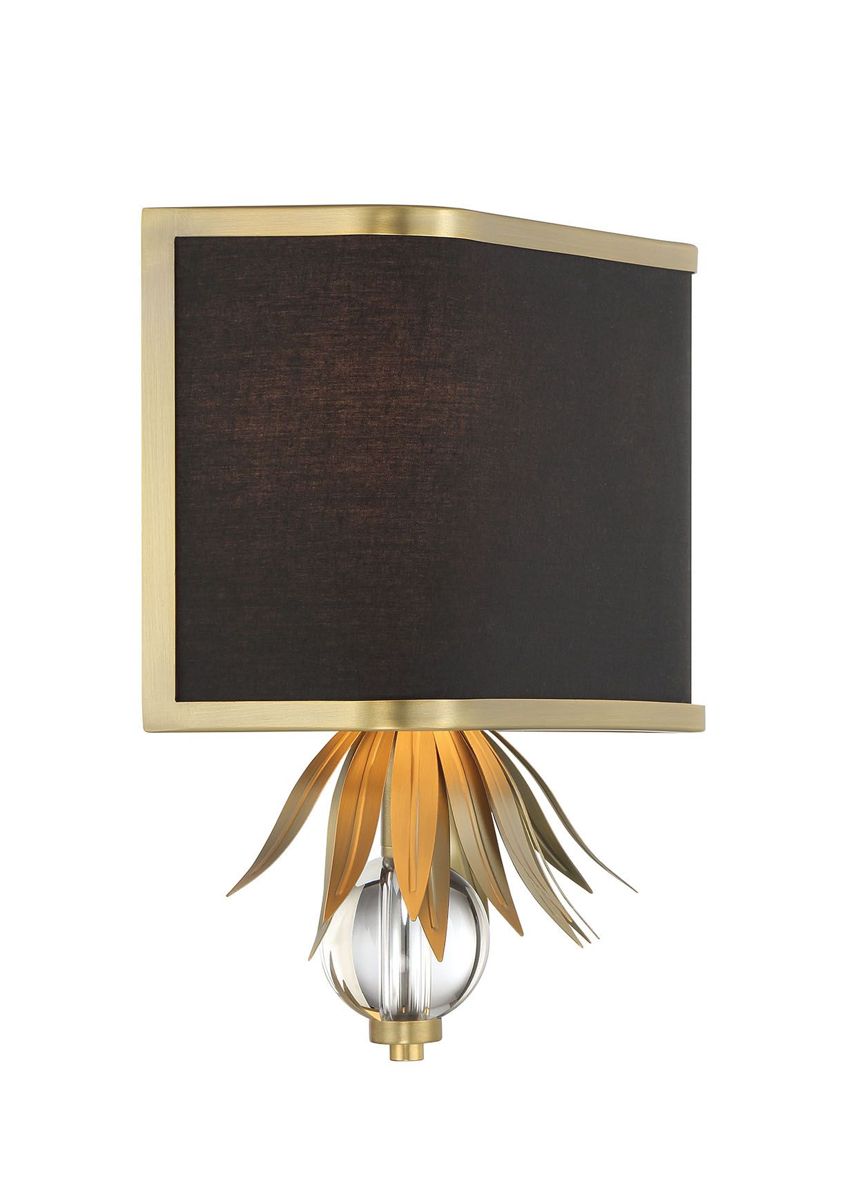Image 2 Minka-Lavery Caprio 2-Light Natural Brushed Brass Wall Sconce more views