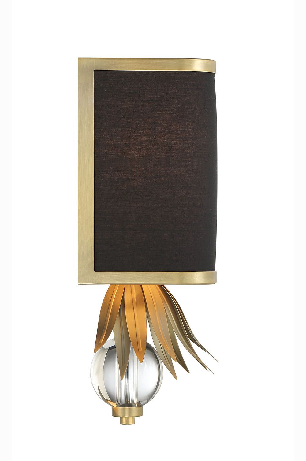Image 4 Minka-Lavery Caprio 2-Light Natural Brushed Brass Wall Sconce more views