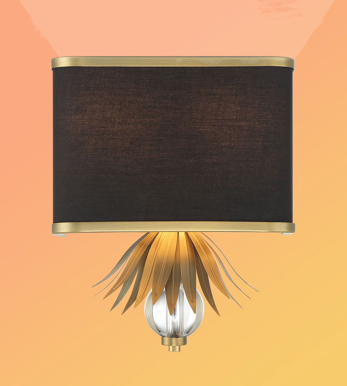 Image 5 Minka-Lavery Caprio 2-Light Natural Brushed Brass Wall Sconce more views