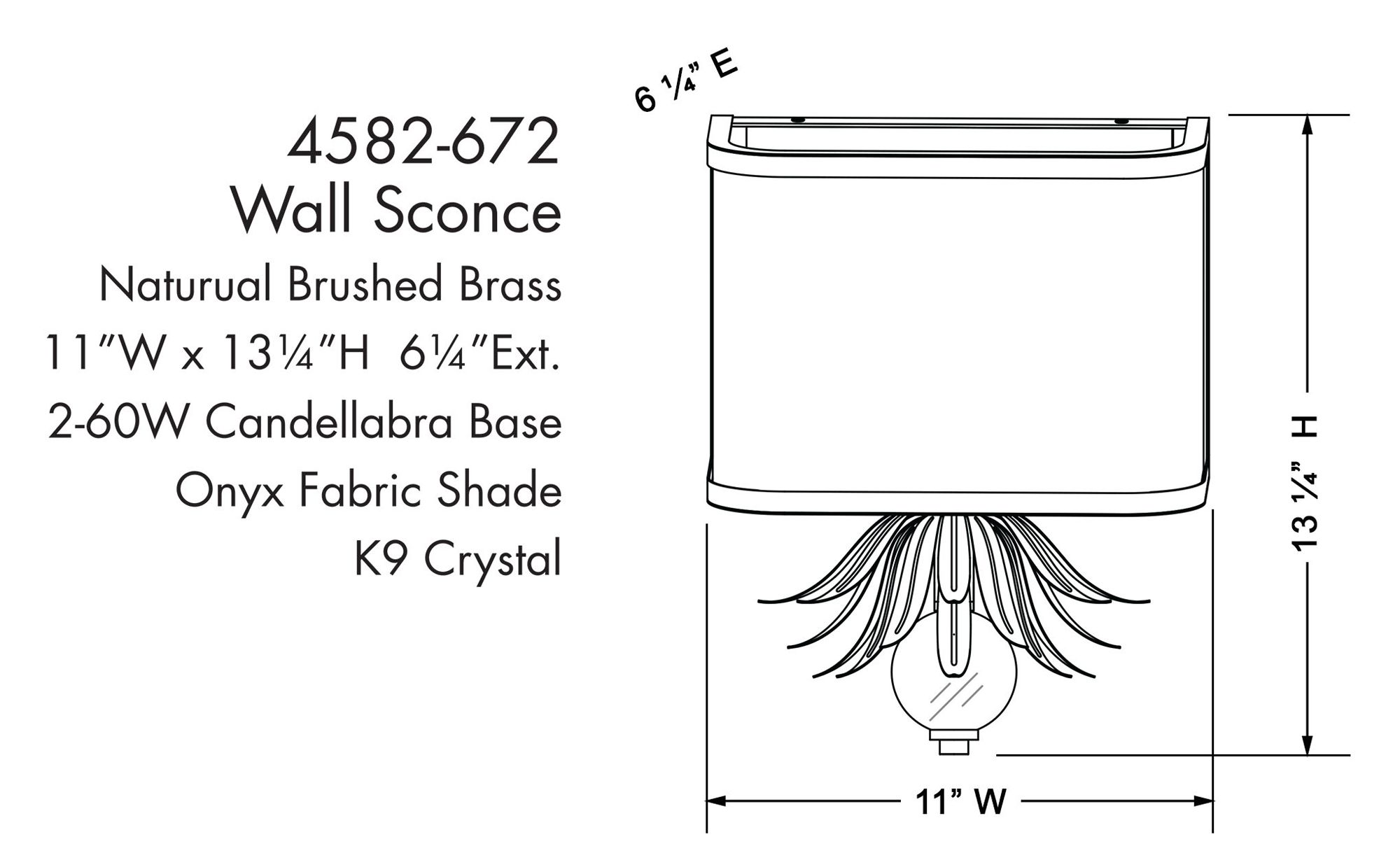 Image 6 Minka-Lavery Caprio 2-Light Natural Brushed Brass Wall Sconce more views