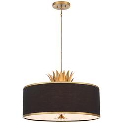 Minka Lavery Caprio 23 1/2" Wide 4-Light Natural Brushed Brass Pendant