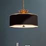 1_Minka Lavery Caprio 23 1/2" Wide 4-Light Natural Brushed Brass Pendant