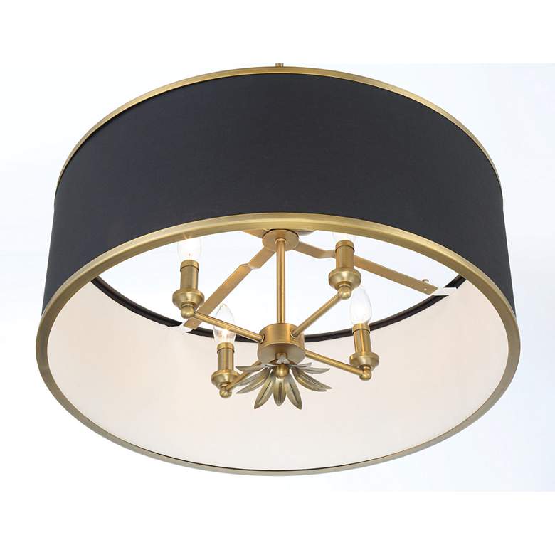 Image 3 Minka Lavery Caprio 23 1/2" Wide 4-Light Natural Brushed Brass Pendant more views