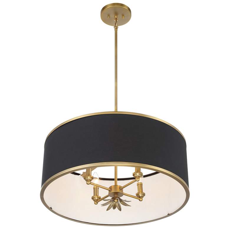 Image 4 Minka Lavery Caprio 23 1/2" Wide 4-Light Natural Brushed Brass Pendant more views