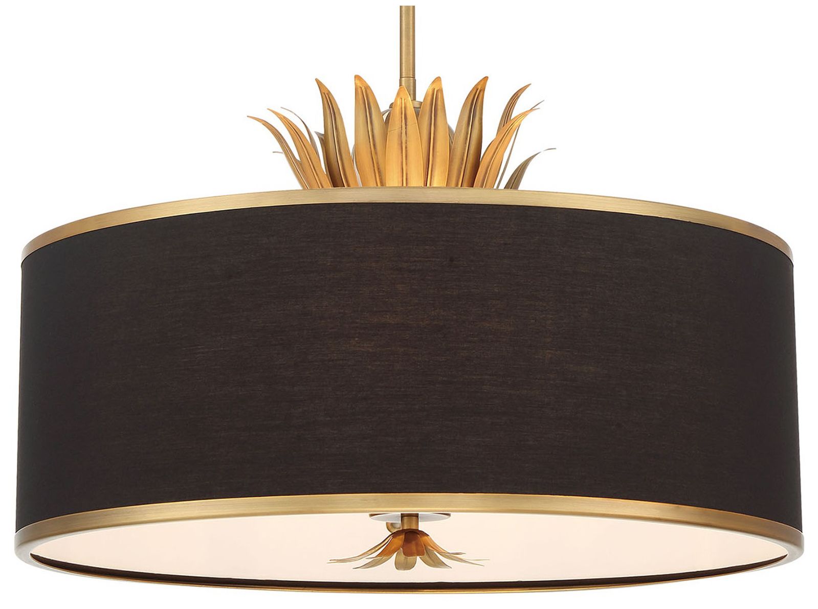 Minka Lavery Caprio 23 1/2" Wide 4-Light Natural Brushed Brass Pendant