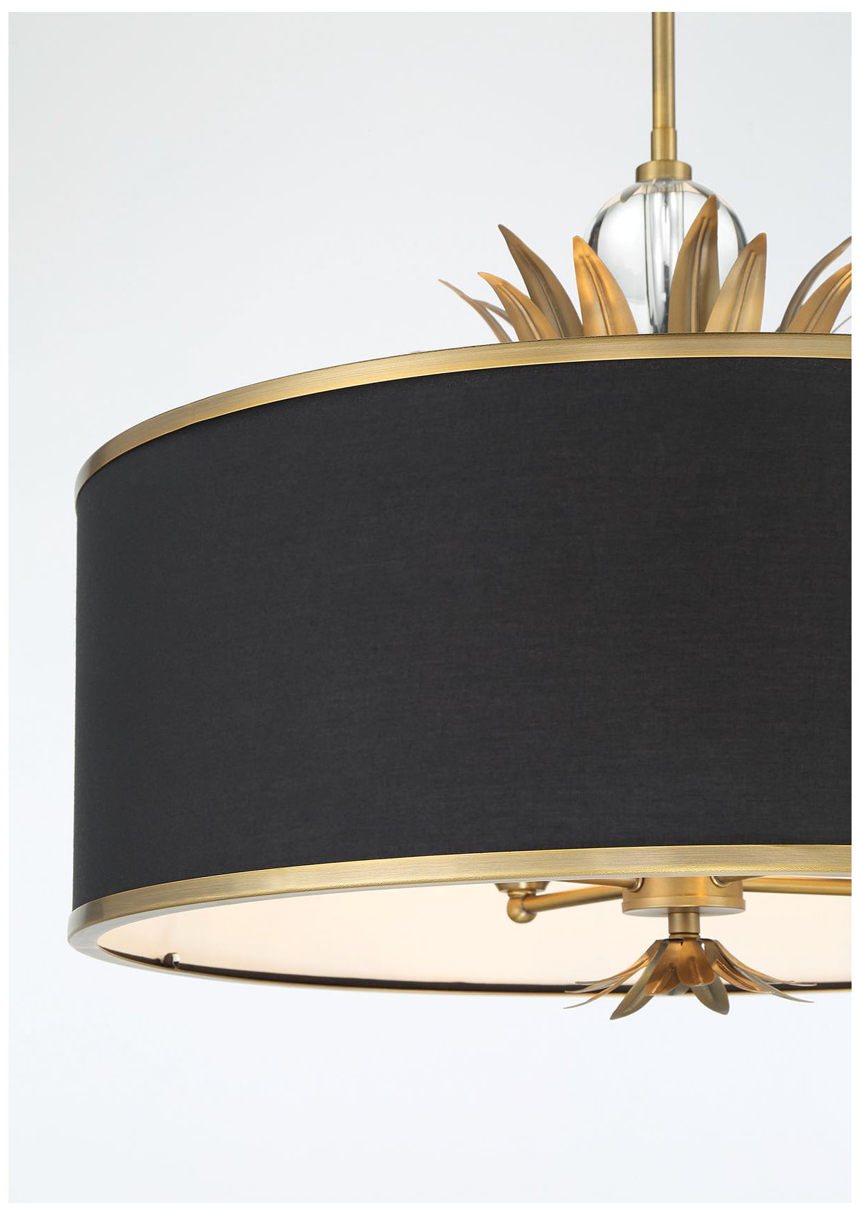 Minka Lavery Caprio 23 1/2" Wide 4-Light Natural Brushed Brass Pendant