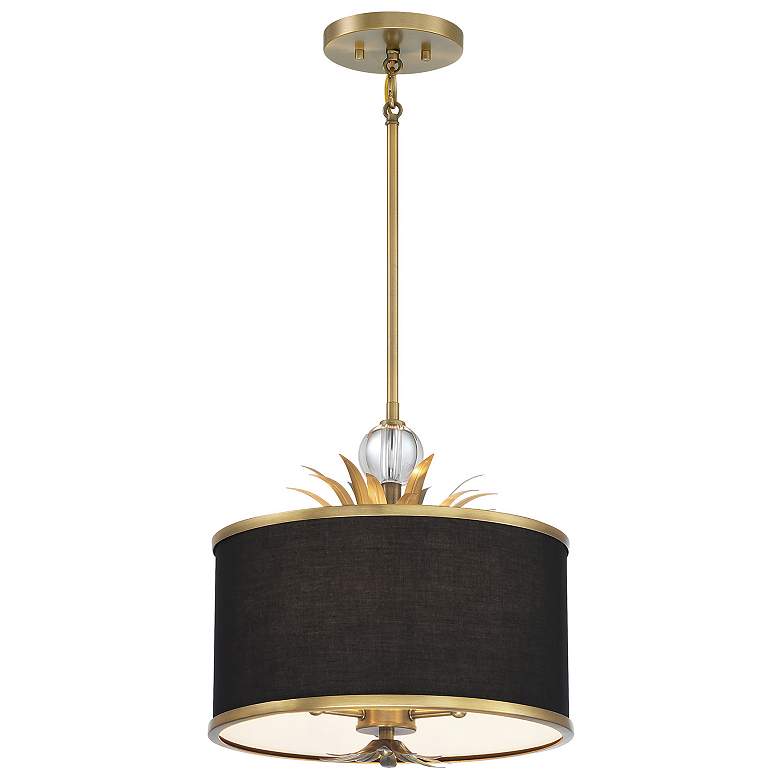 Image 2 Minka Lavery Caprio 3-Light Natural Brushed Brass Pendant