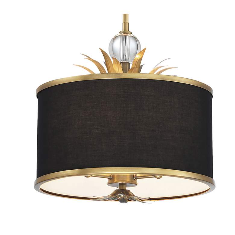 Image 3 Minka Lavery Caprio 3-Light Natural Brushed Brass Pendant more views