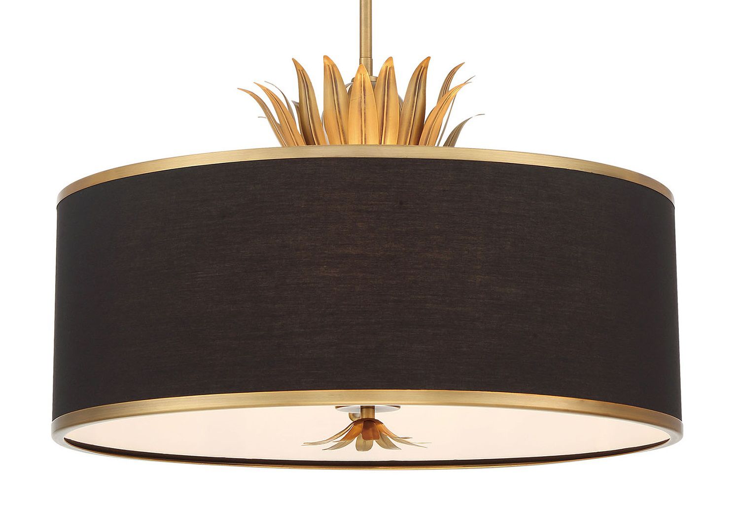 Image 7 Minka-Lavery Caprio 4-Light Natural Brushed Brass Pendant more views