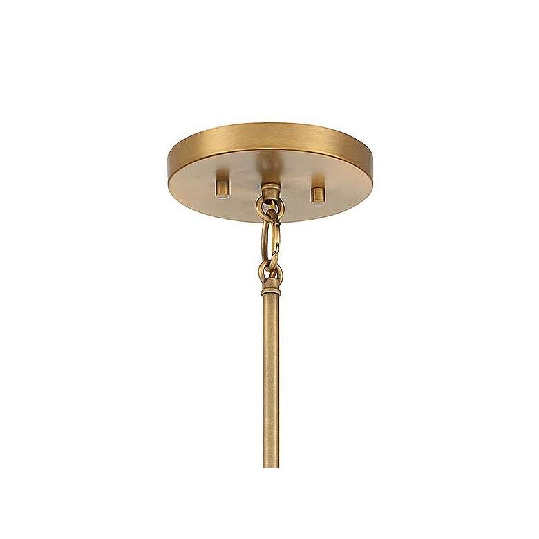 Image 6 Minka-Lavery Caprio 6-Light Natural Brushed Brass Pendant and Black more views