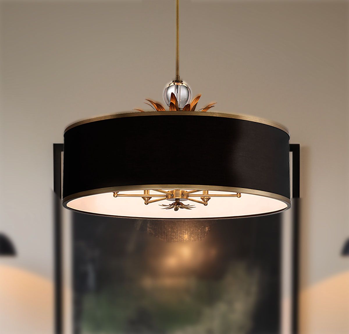 Minka Lavery Caprio Brass - Antique Brass Collection