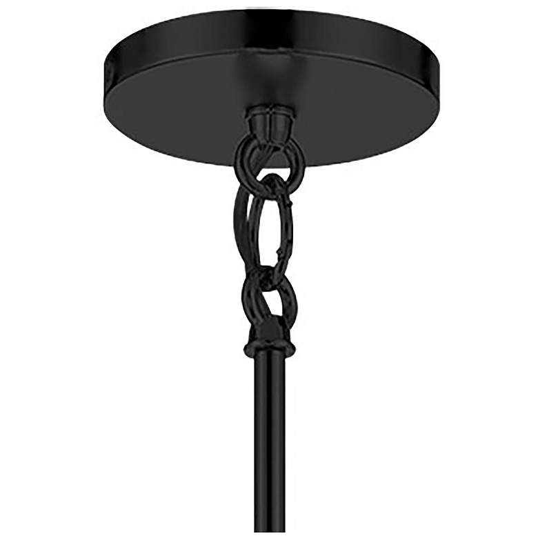 Image 7 Minka Lavery Cascade 24" Wide 4-Light Coal Black Double Drum Pendant more views