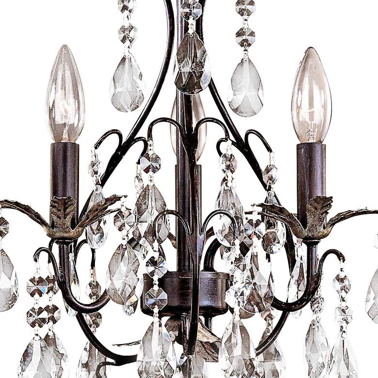Image 3 Minka Lavery Castlewood 13 3/4" Walnut and Crystal Mini Chandelier more views