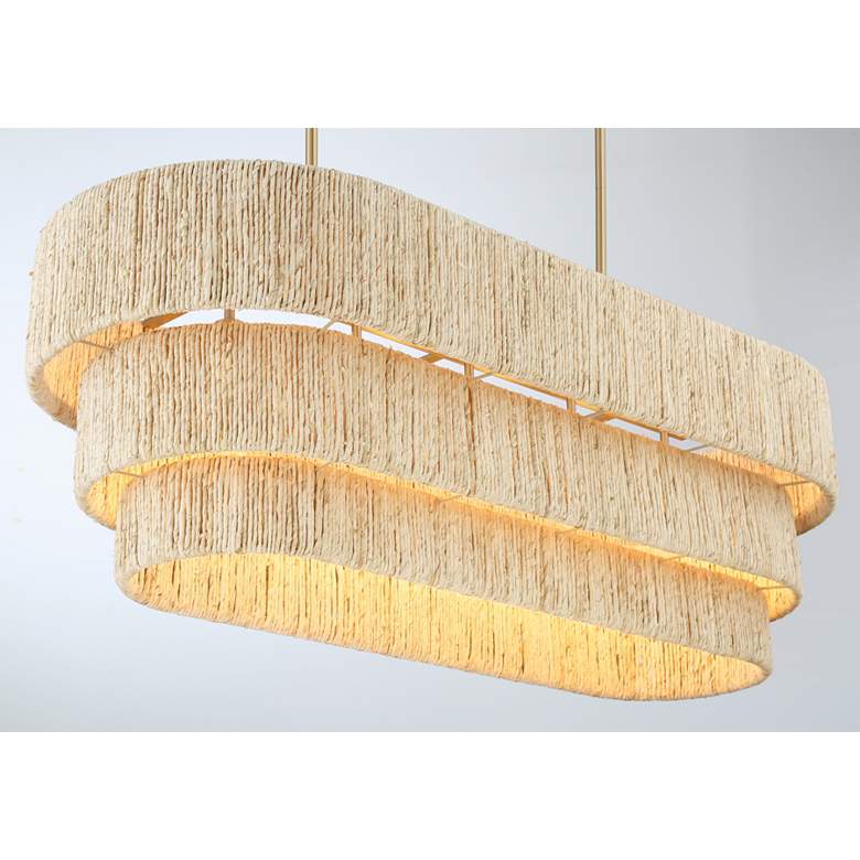 Image 5 Minka Lavery Caviana 5-Light 48-in Brass Island Chandelier more views