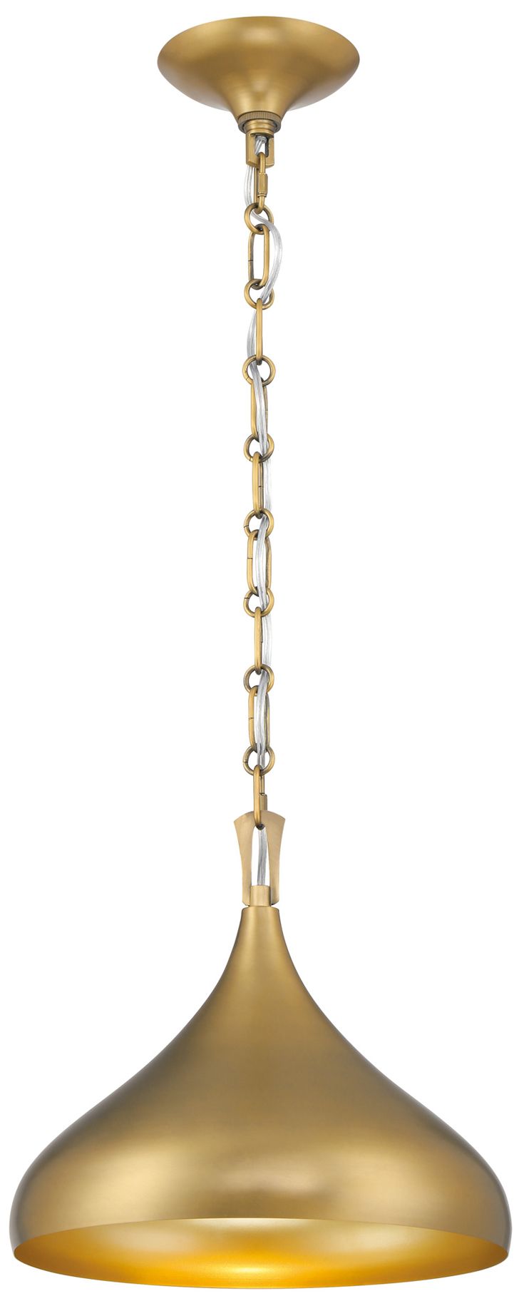 Image 2 Minka Lavery Cedar Lane 1-Light 12.75-in Brass Indoor Pendant Lighting