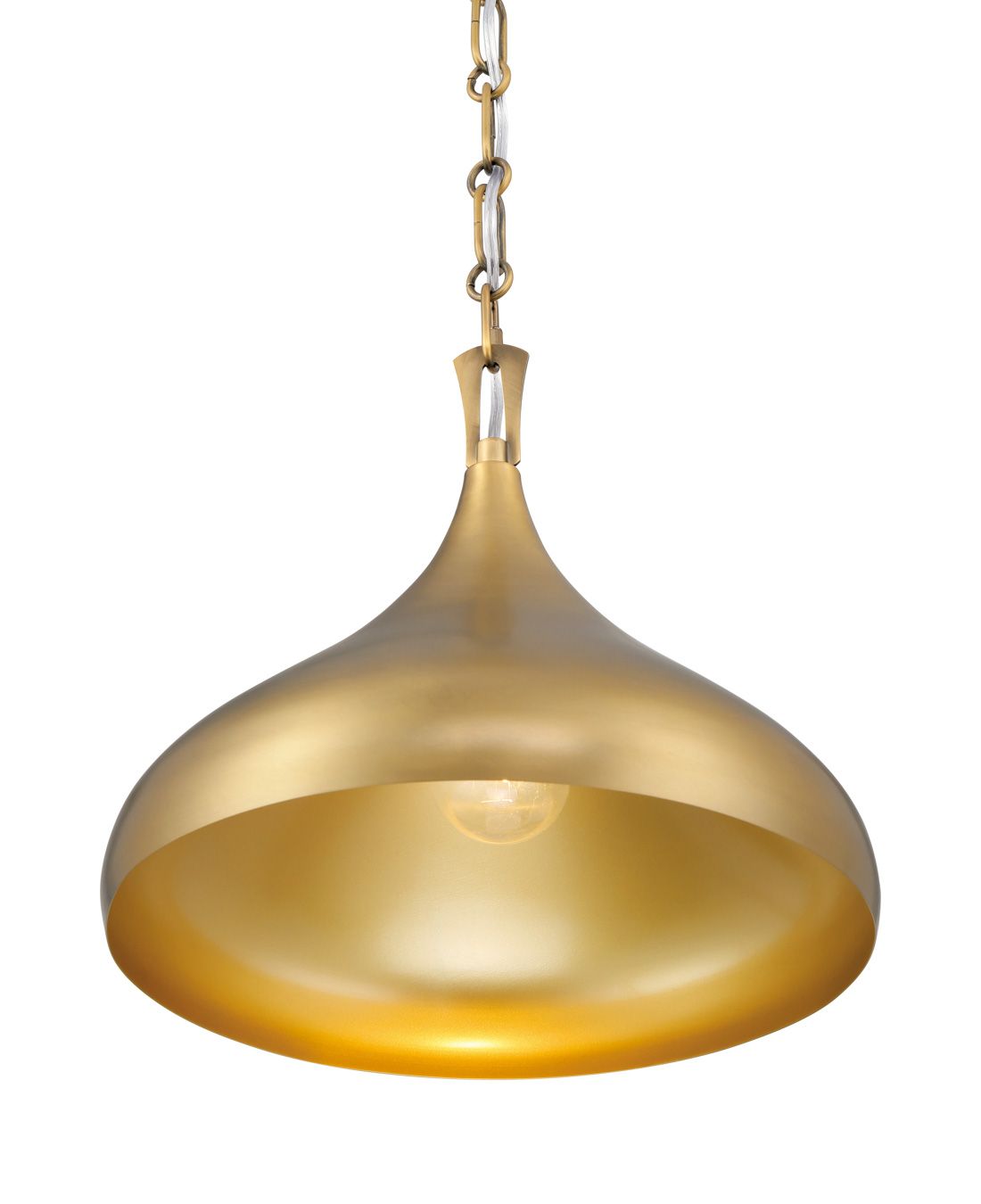 Minka Lavery Cedar Lane 1-Light 12.75-in Brass Indoor Pendant Lighting