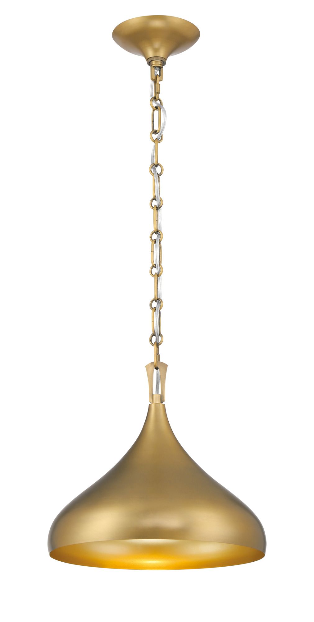 Minka Lavery Cedar Lane 1-Light 12.75-in Brass Indoor Pendant Lighting